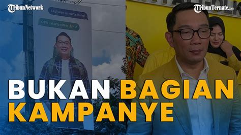 Klarifikasi Dari Ridwan Kamil Terkait Billboard Kontroversial Otw