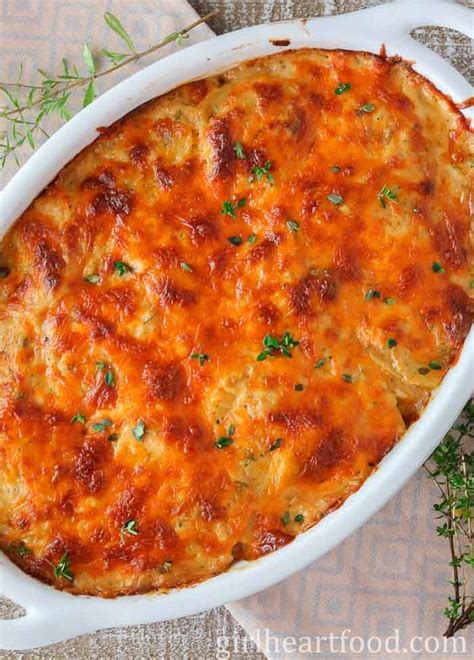 I don't use the cheese because that is not a true scalloped potato recipe. Easy Scalloped Potatoes with Cream | Recipe | Comfort food ...