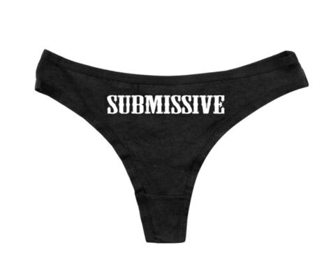 Submissive Bdsm Panties Ladies Thong Cute Sexy Naughty Slave