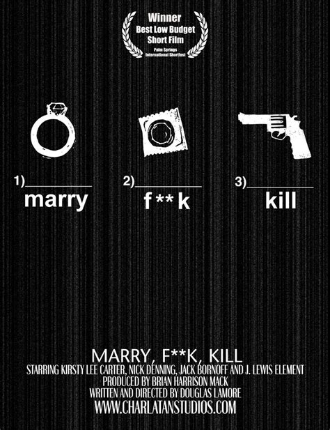 Marry Fuck Kill 2009