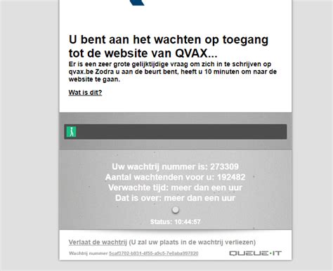 U steekt niemand voorbij, maar wordt snel opgeroepen wanneer mensen niet komen opdagen in een door u te registreren in qvax draagt u alvast bij tot een vlotte vaccinatiecampagne. QVAX: er zijn nog 192.482 wachtenden voor u - PNWS