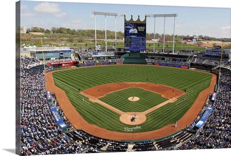 Kauffman Stadium In Kansas City Missouri Home Of The Royals Wall Art