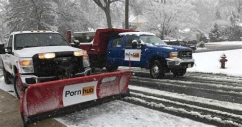 Pornhub Is Helping People Get Plowed During Blizzard