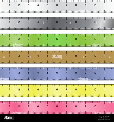 Measurement Rulers Vector Stock Vector Image And Art Alamy