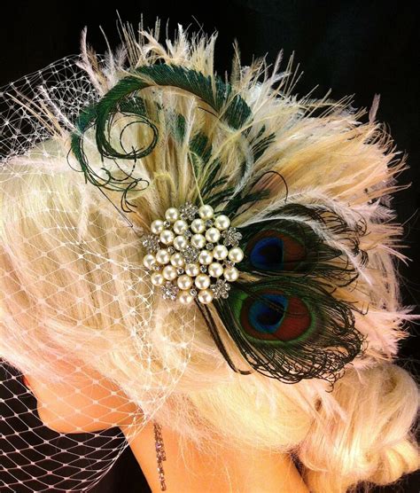 royal blue peacock hair clip bridal headpiece peacock etsy