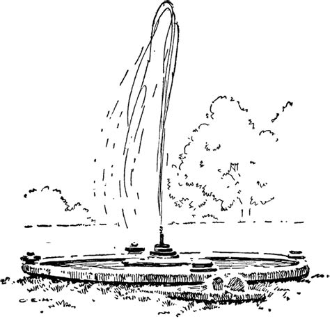 Free Vintage Fountain Clip Art Clip Art Library