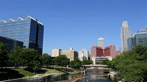 The Skyline Of Downtown Omaha Nebraska The Largest City In The Omaha