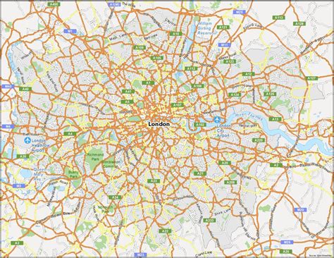 Map Of London England Gis Geography