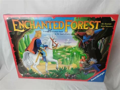 Vintage Enchanted Forest Magical Fairy Tale Treasure Hunt Board Game