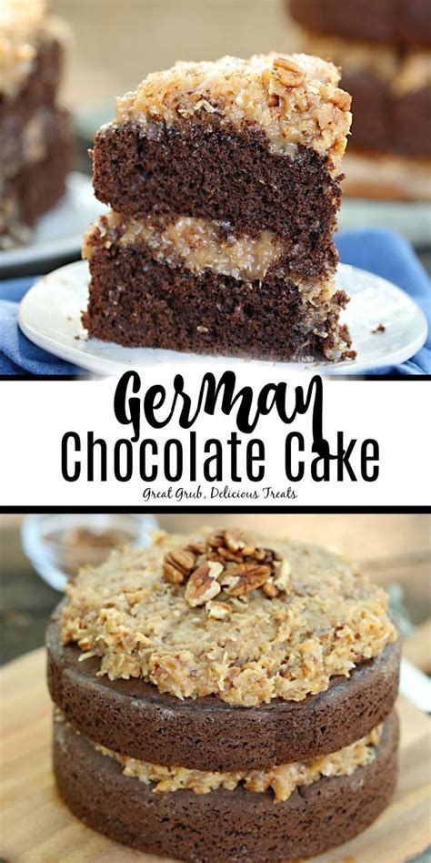 Next, mix in the eggs, vanilla and milk until well combined. German Chocolate Cake is a double layer chocolate cake ...