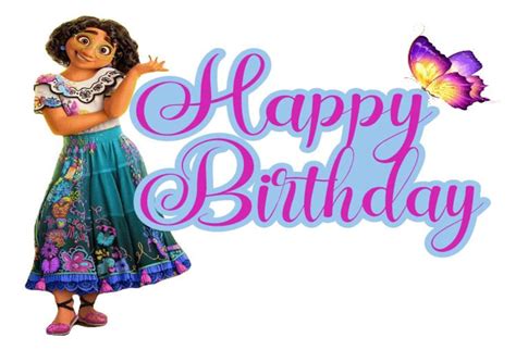 Mirabel Digital Download Encanto Happy Birthday Etsy