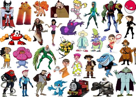 Click The V Cartoon Characters Ii Quiz By Ddd