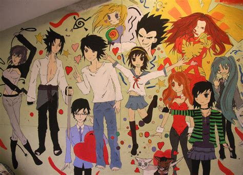 Anime And Cartoon Mural By D2scosplay On Deviantart