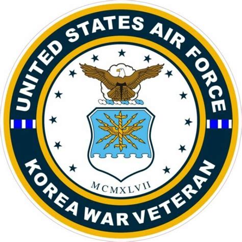 United States Air Force Korea War Veteran Decal Bumper Sticker Usa