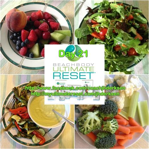 Ultimate Reset Day 21 Ultimate Reset Clean Recipes Food