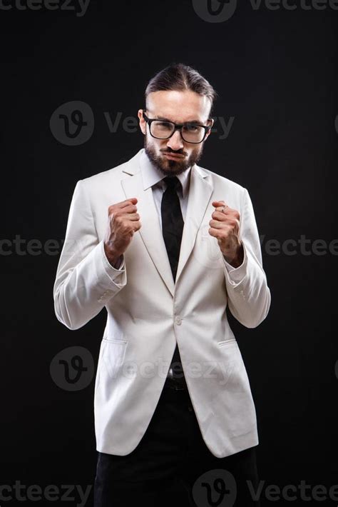 Charismatic Guy In A Suit Emotions 1216797 Stock Photo At Vecteezy