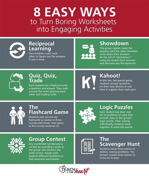 7 easy ways to turn boring worksheets into engaging activities 2022