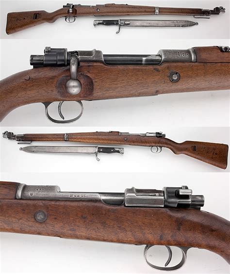 German Mauser Kar 98 Az 8mm Carbine Short Rifle Made 1917 Wbayonet C