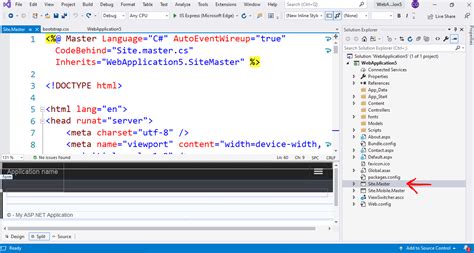 First, we start working with creating a web applications in visual studio 2019. asp.net - Visual studio 2013 web form and design view ...