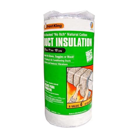 Frost King 12 In X 15 Ft No Itch Duct Wrap Insulation R4 Cf55 The