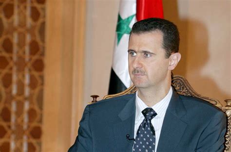 President of the syrian arab republic. President Bashar al-Assad over het complot tegen Syrië