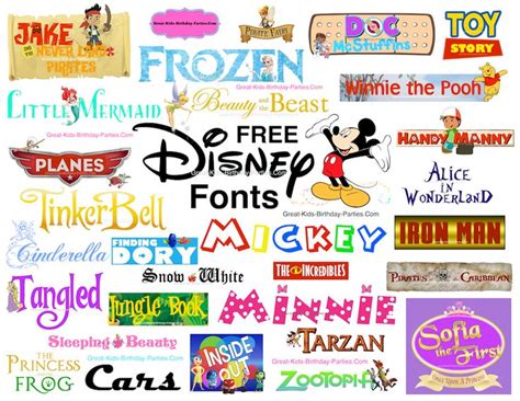 100 Free Disney Fonts Disney Font Free Disney Font Silhouette Fonts