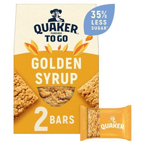 Quaker Oats Oat So Simple Morning Bars Golden Syrup Bars 2 X 2 X 55g