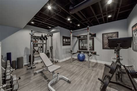 Marc And Beths Basement Remodel Transitional Home Gym Chicago By