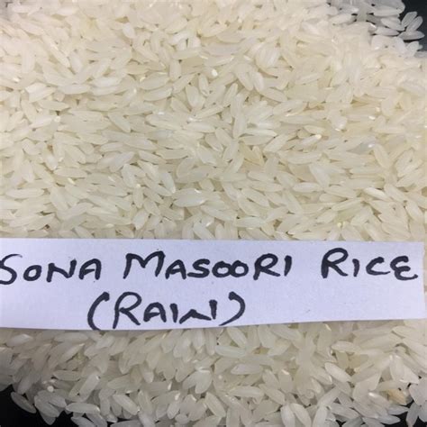 Sona Masoori Raw Rice 25kg Selvi Store