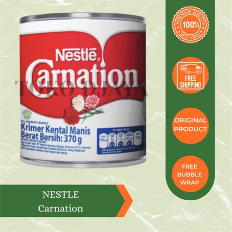 Jual Nestle Carnation Susu Kental Manis Gr Halal Free Kardus