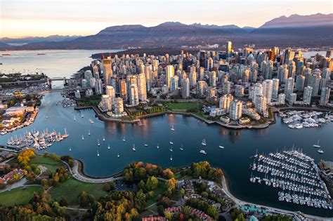 Aerial View Of Vancouver Receptour Canada