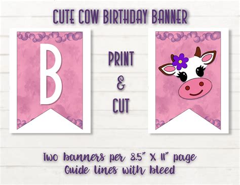 Customized Farm Banner, Cow Party Banner, Farm Birthday Banner, Party Banner, Cow Baby Shower ...