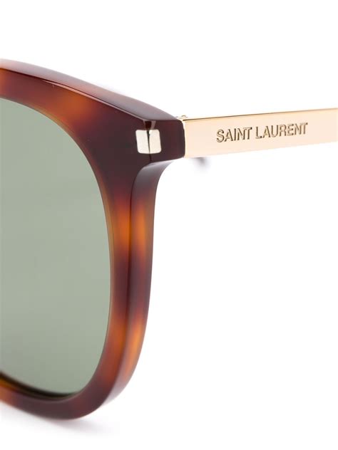 Saint Laurent Eyewear Sl360 Soft Round Frame Sunglasses Farfetch
