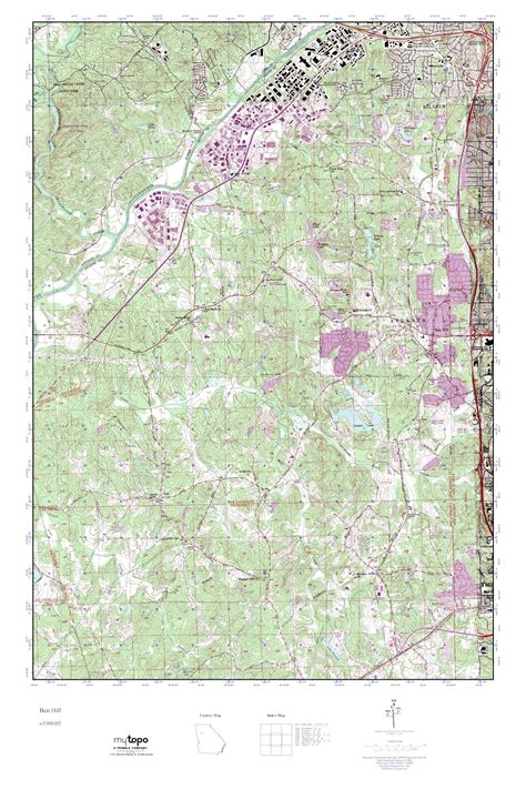 Mytopo Ben Hill Georgia Usgs Quad Topo Map