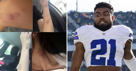 Report Nfl Claims Ezekiel Elliott Beat Up His Girlfriend 3 Times And Has Photos To Prove It