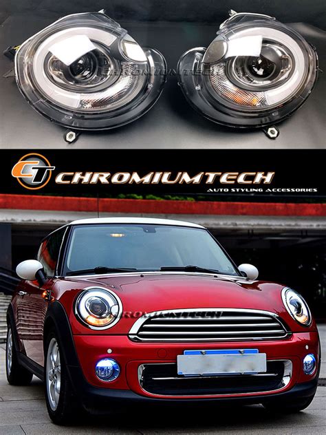 F60 Look Lhdnon Xeon Led Drl Headlights For Mk2 Mini Coopers R55 R56