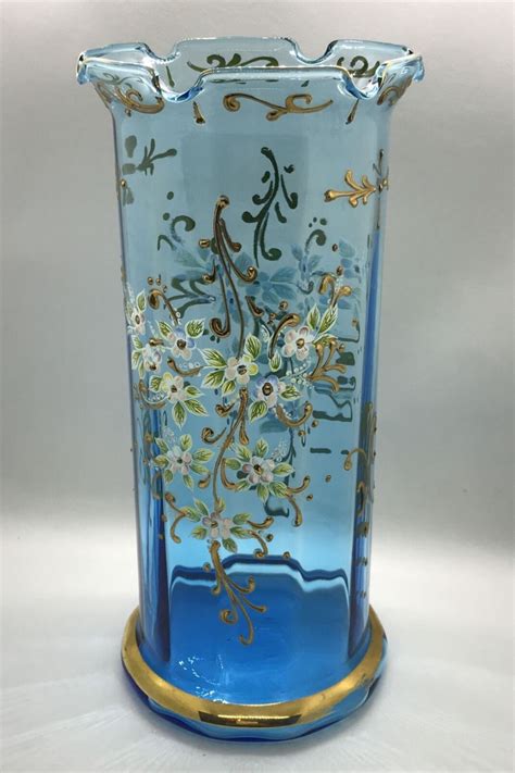 Antique Moser Harrach Bohemian Art Glass Vase In 2021 Antique Moser Glass Art Glass Vase