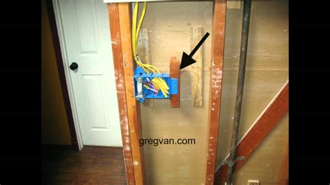 3 Gang Electrical Box Backing Home Building Tips Youtube