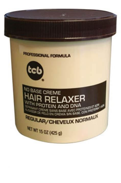 Tcb Box11 No Base Creme Hair Relaxer With Protein And Dna Regular