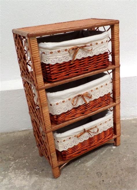 Vosarea cesta de mimbre cestas de regalo vacío ovalado willow tejido cesta de picnic canasta de dulces de pascua almacenamiento canasta de vino con asa con una elegante cesta de mimbre que ahora es cosa del pasado. Estanteria de Mimbre con cestas en Miel - Horta Mimbre