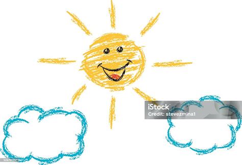 Sunshine Sketch Stock Illustration Download Image Now Art Art And