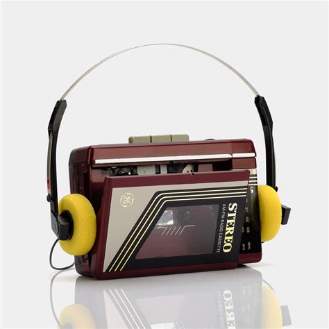 General Electric Amfm Portable Cassette Player Retrospekt