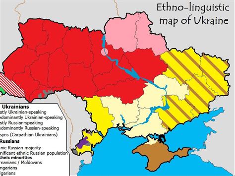 this map explains why ukraine is so divided over russia business insider