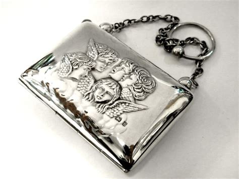 Silver Purse in 2020 | Art nouveau silver, Silver purses, Antique silver