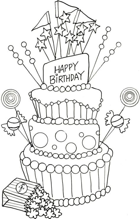 Download coloring.rocks! | Happy birthday coloring pages, Birthday ...