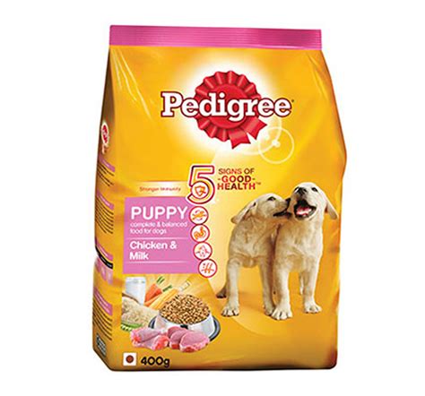 ( 4.6 ) out of 5 stars 834 ratings , based on 834 reviews current price $2.52 $ 2. Pedigree Chicken & Milk Puppy Food - 400 gm | DogSpot ...