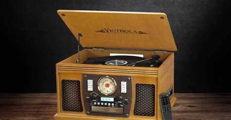 Victrola 8 In 1 Bluetooth Record Player Gives Spotify Playlist Warmer Sound