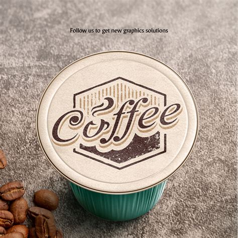 Download Coffee Capsule Mockup in Packaging Mockups on Yellow Images Creative Store