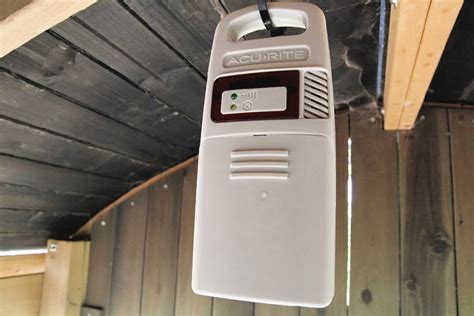 Weather station with rain gauge accurately measures rainfall totals. AcuRite Weather Station with Rain Gauge and Lightning ...