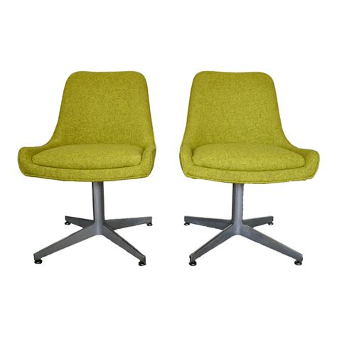 Mid Century Modern Lounge Chairs A Pair Chairish